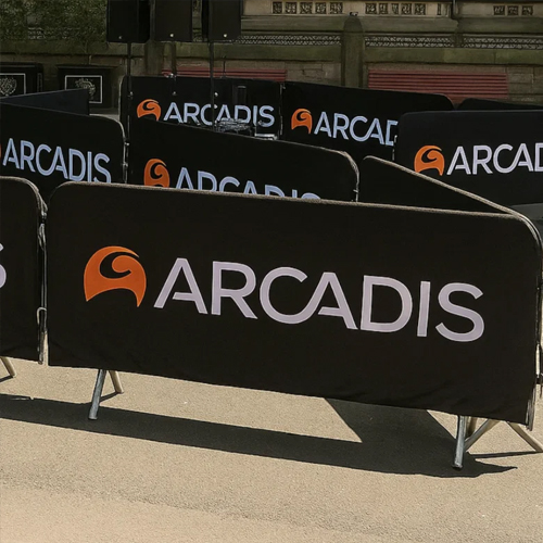 Barrier Covers printed by Simple Signs Store in Clitheroe